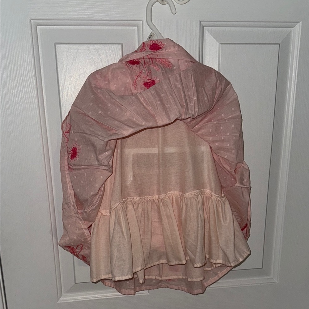 Pink Embellished Ruffled Sundress - Picture 4 of 11